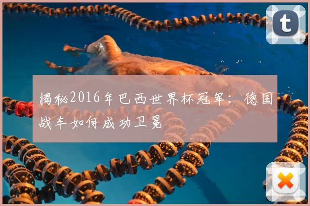 揭秘2016年巴西世界杯冠军:德国战车如何成功卫冕
